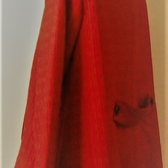 Plus Size Red Women's Jacket, Simonton Says - Picture 3 of 8